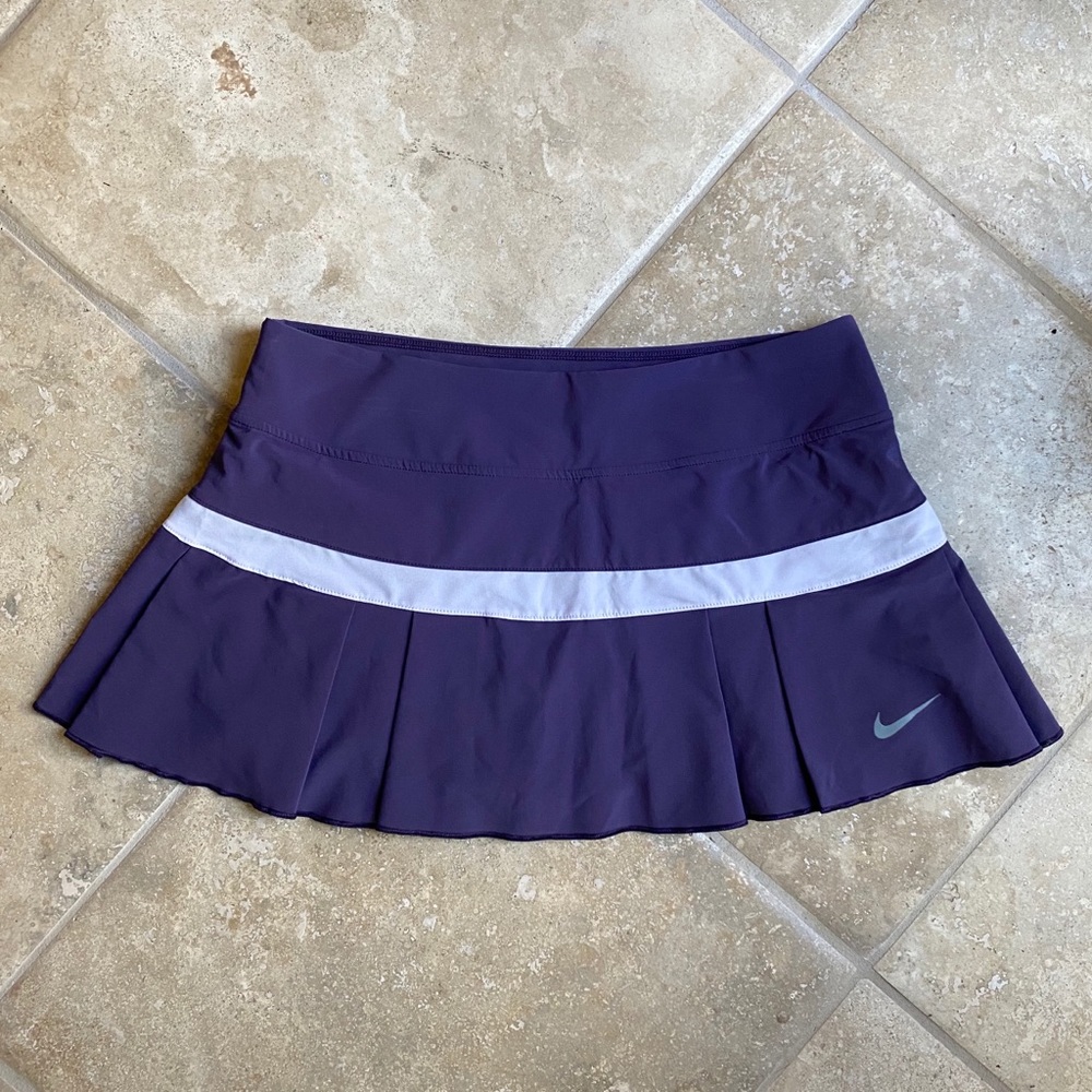 Nike Dri-Fit Tennis Skirt Deep Purple Size Medium